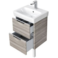 Комплект мебели дуб фьорд 50 см Акватон Сильва 1A211701SIW60 + 1WH302184 + 1A215502SIW6L