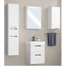 Комплект мебели дуб полярный 50 см Акватон Сильва 1A211701SIW70 + 1WH302184 + 1A215502SIW7L