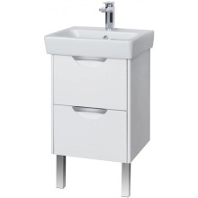 Комплект мебели дуб полярный 50 см Акватон Сильва 1A211701SIW70 + 1WH302184 + 1A215502SIW7L