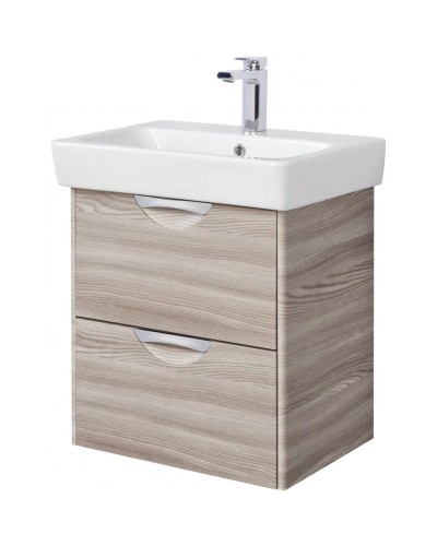 Комплект мебели дуб фьорд 60 см Акватон Сильва 1A211801SIW60 + 1WH302186 + 1A216202SIW60