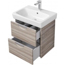 Комплект мебели дуб фьорд 60 см Акватон Сильва 1A211801SIW60 + 1WH302186 + 1A216202SIW60