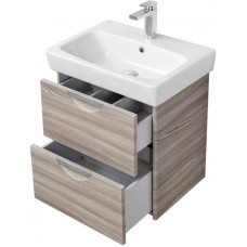 Комплект мебели дуб фьорд 60 см Акватон Сильва 1A211801SIW60 + 1WH302186 + 1A216202SIW60