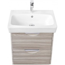 Комплект мебели дуб фьорд 60 см Акватон Сильва 1A211801SIW60 + 1WH302186 + 1A216202SIW60