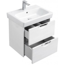 Комплект мебели дуб полярный 60 см Акватон Сильва 1A211801SIW70 + 1WH302186 + 1A216202SIW70