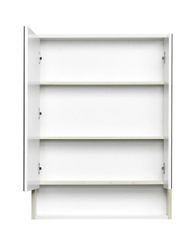 Комплект мебели белый глянец/ясень фабрик 65 см Акватон Рико 1A213301RIB90 + 1WH207782 + 1A215202RIB90