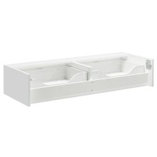 Комплект мебели белый глянец/ольха наварра 120 см Акватон Сакура 1A219701SKW80 + 1A71893KSK010 + 1A220002SKW80