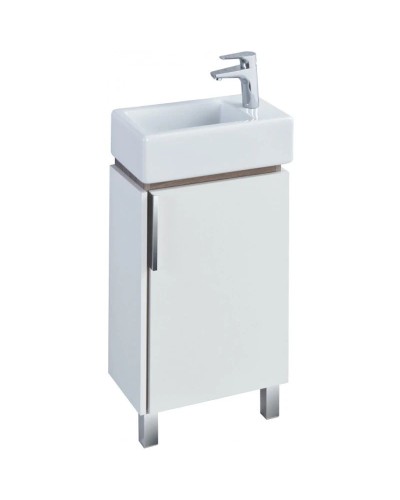 Комплект мебели белый глянец/джарра 46 см Акватон Бэлла 1A221501BBAZ0 + 1WH301972 + 1A221702BBAZ0