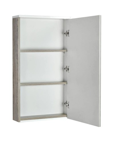 Комплект мебели белый глянец/дуб навара 46 см Акватон Эмма 1A221601EAD80 + 1WH301972 + 1A221802EAD80