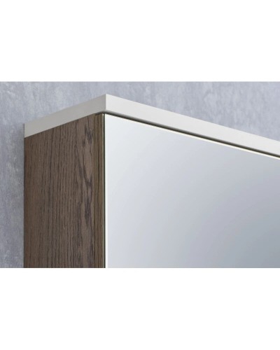 Комплект мебели белый глянец/дуб навара 46 см Акватон Эмма 1A221601EAD80 + 1WH301972 + 1A221802EAD80