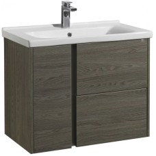 Комплект мебели грецкий орех 80 см Акватон Стоун 1A228201SXC80 + 1WH302251 + 1A228302SXC80