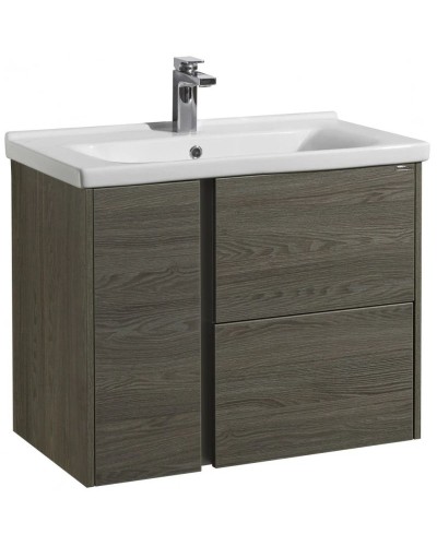 Комплект мебели грецкий орех 80 см Акватон Стоун 1A228201SXC80 + 1WH302251 + 1A228302SXC80