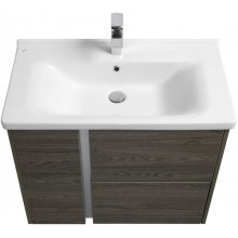 Комплект мебели грецкий орех 80 см Акватон Стоун 1A228201SXC80 + 1WH302251 + 1A228302SXC80