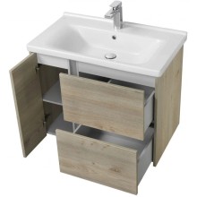 Комплект мебели сосна арлингтон 80 см Акватон Стоун 1A228201SX850 + 1WH302251 + 1A228302SX850