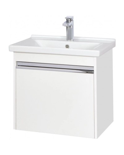 Комплект мебели белый глянец 60 см Акватон Капри 1A230101KP010 + 1WH302421 + 1A230302KP010