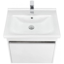 Комплект мебели белый глянец 60 см Акватон Капри 1A230101KP010 + 1WH302421 + 1A230302KP010