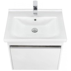 Комплект мебели белый глянец 60 см Акватон Капри 1A230101KP010 + 1WH302421 + 1A230302KP010