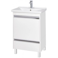 Комплект мебели белый глянец 60 см Акватон Капри 1A230101KP010 + 1WH302421 + 1A230302KP010