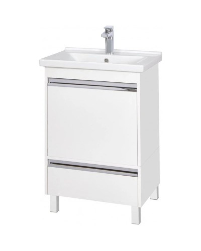 Комплект мебели белый глянец 60 см Акватон Капри 1A230101KP010 + 1WH302421 + 1A230302KP010