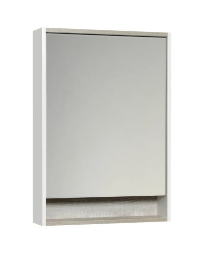 Комплект мебели белый глянец/бетон пайн 60 см Акватон Капри 1A230101KPDA0 + 1WH302421 + 1A230302KPDA0