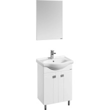 Комплект мебели белый глянец 60,5 см Акватон Фиджи 1A179601FG010 + 1WH110268 + 1A179502FG010