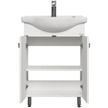 Комплект мебели белый глянец 60,5 см Акватон Фиджи 1A179601FG010 + 1WH110268 + 1A179502FG010