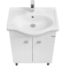 Комплект мебели белый глянец 60,5 см Акватон Фиджи 1A179601FG010 + 1WH110268 + 1A179502FG010