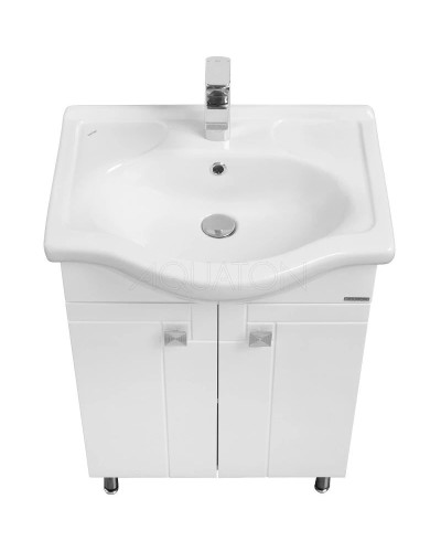 Комплект мебели белый глянец 60,5 см Акватон Фиджи 1A179601FG010 + 1WH110268 + 1A179502FG010