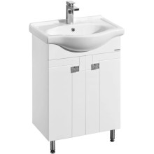 Комплект мебели белый глянец 60,5 см Акватон Фиджи 1A179601FG010 + 1WH110268 + 1A179502FG010