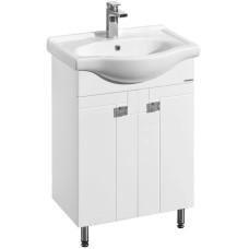 Комплект мебели белый глянец 60,5 см Акватон Фиджи 1A179601FG010 + 1WH110268 + 1A179502FG010