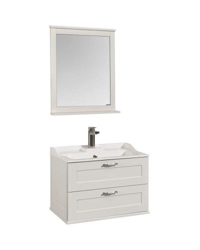 Комплект мебели дуб белый 65,3 см Акватон Леон 1A187001LBPS0 + 1A708731FB010 + 1A187102LBPS0