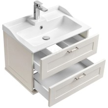 Комплект мебели дуб белый 65,3 см Акватон Леон 1A187001LBPS0 + 1A708731FB010 + 1A187102LBPS0