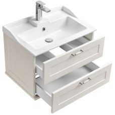 Комплект мебели дуб белый 65,3 см Акватон Леон 1A187001LBPS0 + 1A708731FB010 + 1A187102LBPS0