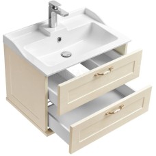 Комплект мебели дуб бежевый 65,3 см Акватон Леон 1A187001LBPR0 + 1A708731FB010 + 1A187102LBPR0