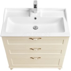 Комплект мебели дуб бежевый 80 см Акватон Леон 1A187801LBPR0 + 1A708031FB010 + 1A186402LBPR0