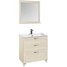 Комплект мебели дуб бежевый 80 см Акватон Леон 1A187801LBPR0 + 1A708031FB010 + 1A186402LBPR0