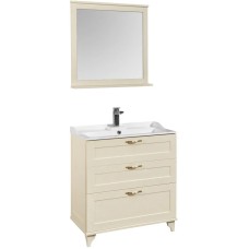 Комплект мебели дуб бежевый 80 см Акватон Леон 1A187801LBPR0 + 1A708031FB010 + 1A186402LBPR0