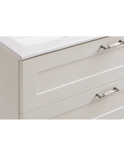 Комплект мебели дуб белый 80 см Акватон Леон 1A187801LBPS0 + 1A708031FB010 + 1A186402LBPS0