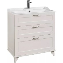 Комплект мебели дуб белый 80 см Акватон Леон 1A187801LBPS0 + 1A708031FB010 + 1A186402LBPS0