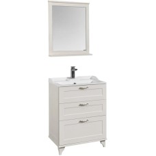 Комплект мебели дуб белый 65,3 см Акватон Леон 1A194601LBPS0 + 1A708731FB010 + 1A187102LBPS0