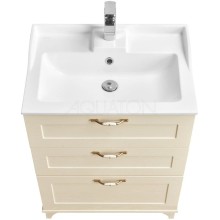 Комплект мебели дуб бежевый 65,3 см Акватон Леон 1A194601LBPR0 + 1A708731FB010 + 1A187102LBPR0