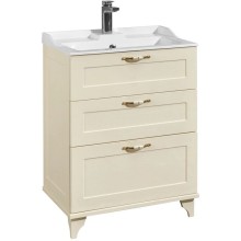 Комплект мебели дуб бежевый 65,3 см Акватон Леон 1A194601LBPR0 + 1A708731FB010 + 1A187102LBPR0