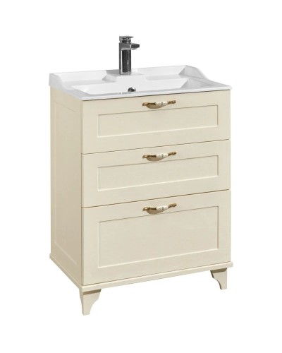 Комплект мебели дуб бежевый 65,3 см Акватон Леон 1A194601LBPR0 + 1A708731FB010 + 1A187102LBPR0