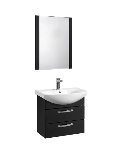 Комплект мебели черный 65 см Акватон Ария 1A123301AA950 + 1WH207782 + 1A133702AA950