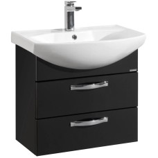 Комплект мебели черный 65 см Акватон Ария 1A123301AA950 + 1WH207782 + 1A133702AA950