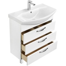 Комплект мебели белый 65 см Акватон Ария 1A123401AA010 + 1WH207782 + 1A133702AA010