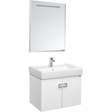 Комплект мебели белый 70 см Акватон Оптима 1A124101OP010 + 1WH302083 + 1A127002OP010