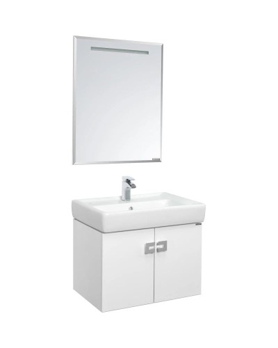 Комплект мебели белый 70 см Акватон Оптима 1A124101OP010 + 1WH302083 + 1A127002OP010