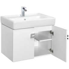 Комплект мебели белый 70 см Акватон Оптима 1A124101OP010 + 1WH302083 + 1A127002OP010