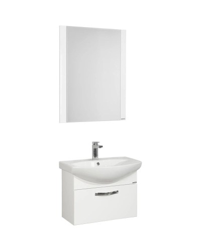 Комплект мебели белый 65 см Акватон Ария 1A134001AA010 + 1WH207782 + 1A133702AA010