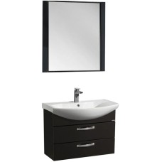 Комплект мебели черный 80,5 см Акватон Ария 1A140801AA950 + 1WH207783 + 1A141902AA950